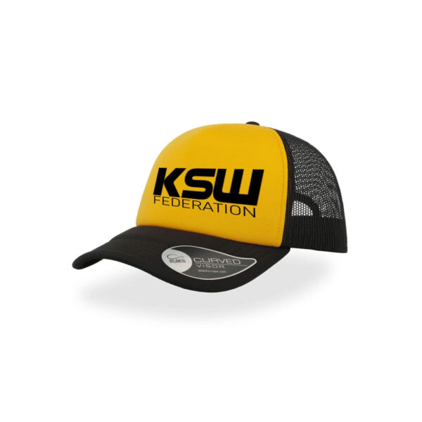 Czapka z daszkiem trucker YELLOW KSW MMA