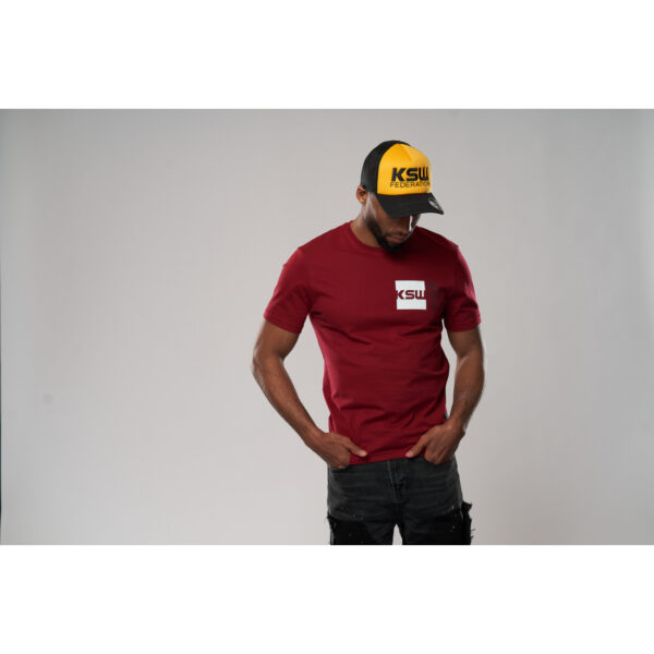 Czapka z daszkiem trucker YELLOW KSW MMA