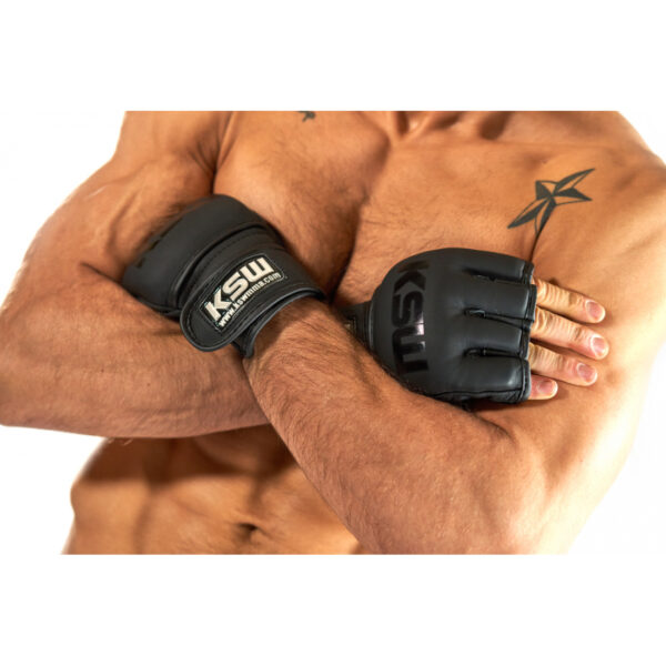 Rękawice KSW MMA FIGHT BK/BK