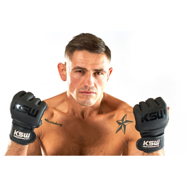 Rękawice KSW MMA FIGHT BK/BK
