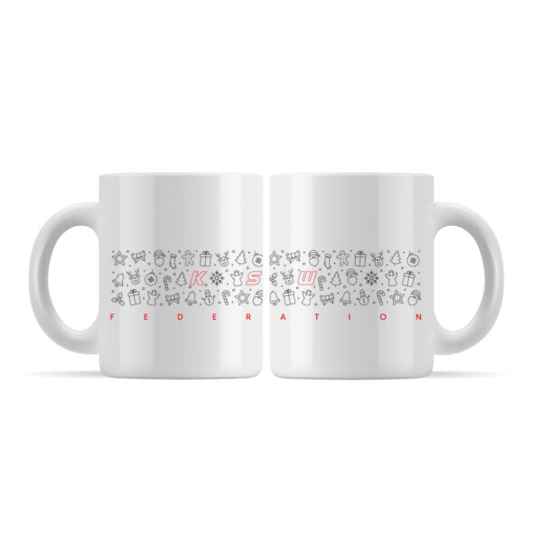 Kubek biały KSW ŚWIĘTECZNY 1