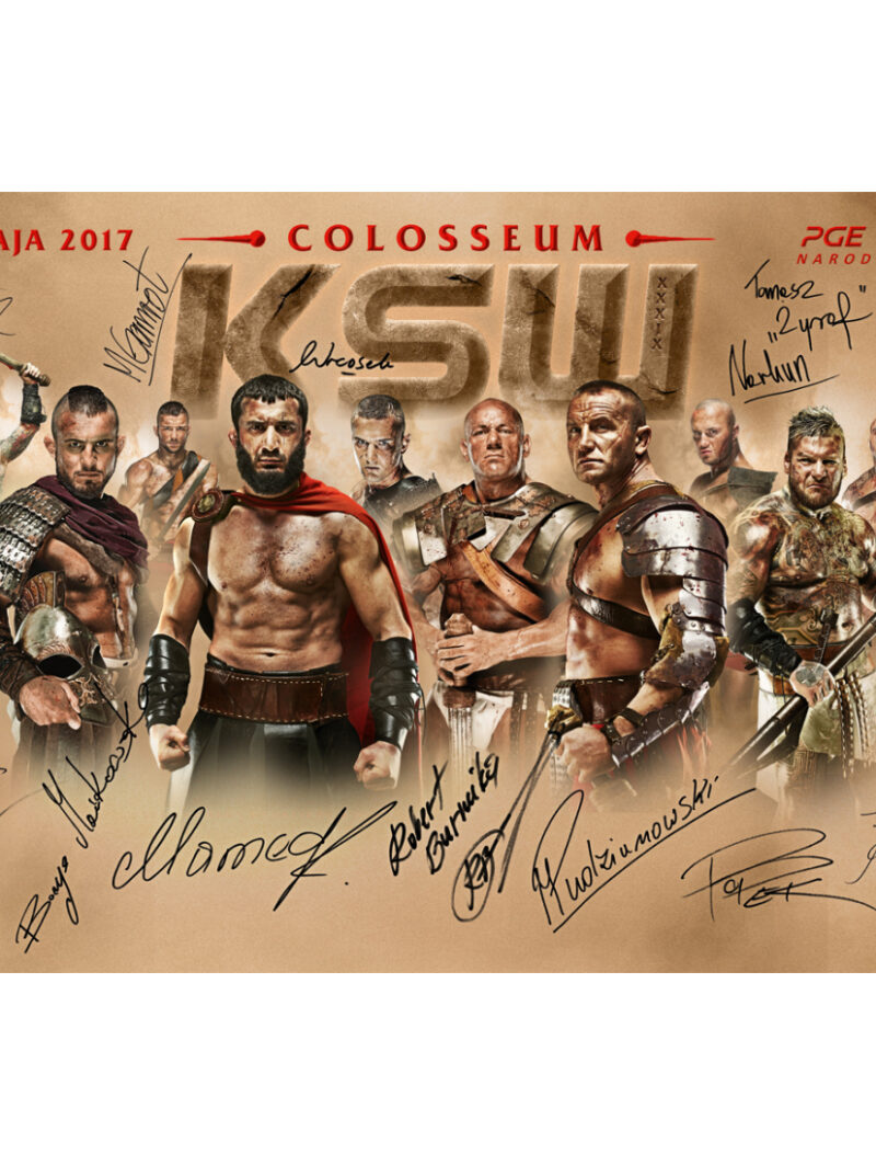 Plakat kolekcjonerski KSW 39