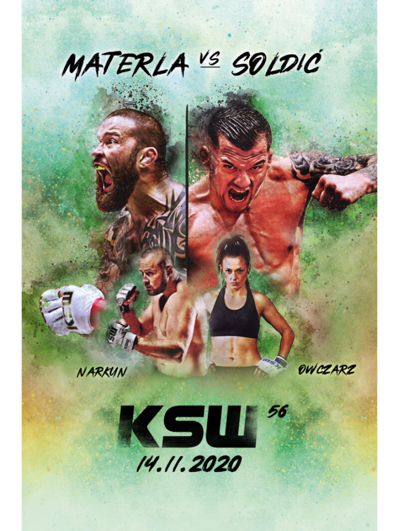 Plakat kolekcjonerski KSW 56