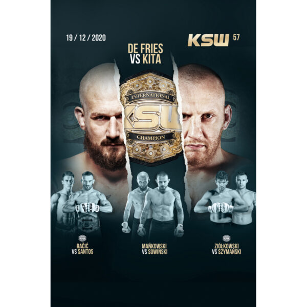 Plakat kolekcjonerski KSW 57