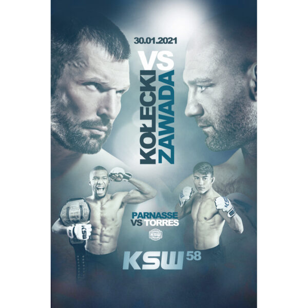 Plakat kolekcjonerski KSW 58