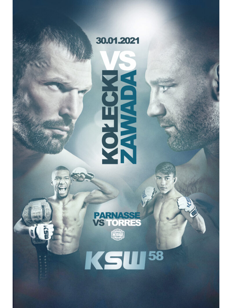 Plakat kolekcjonerski KSW 58