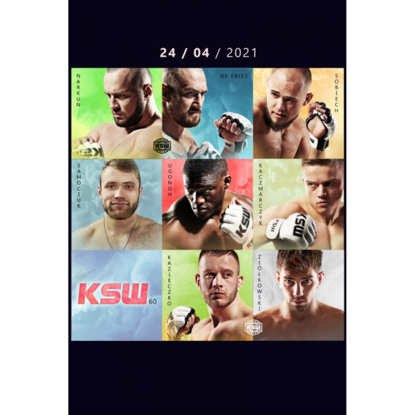 Plakat kolekcjonerski KSW 60