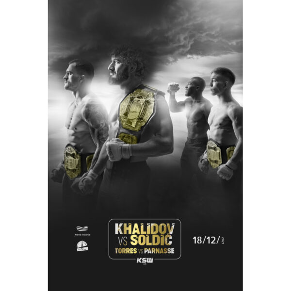 Plakat kolekcjonerski KSW 65