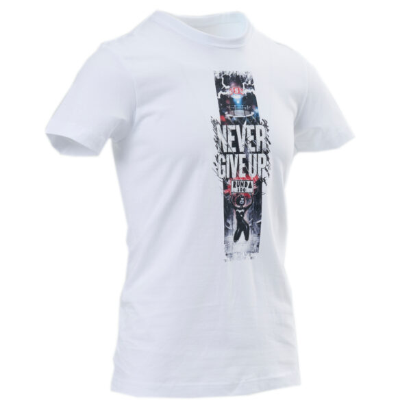 T-shirt white KSW NEVER GIVE UP