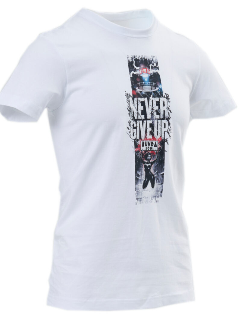 t-shirt-white-never-give-up- T-shirt white KSW NEVER GIVE UP