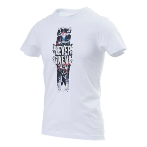 T-shirt white KSW NEVER GIVE UP